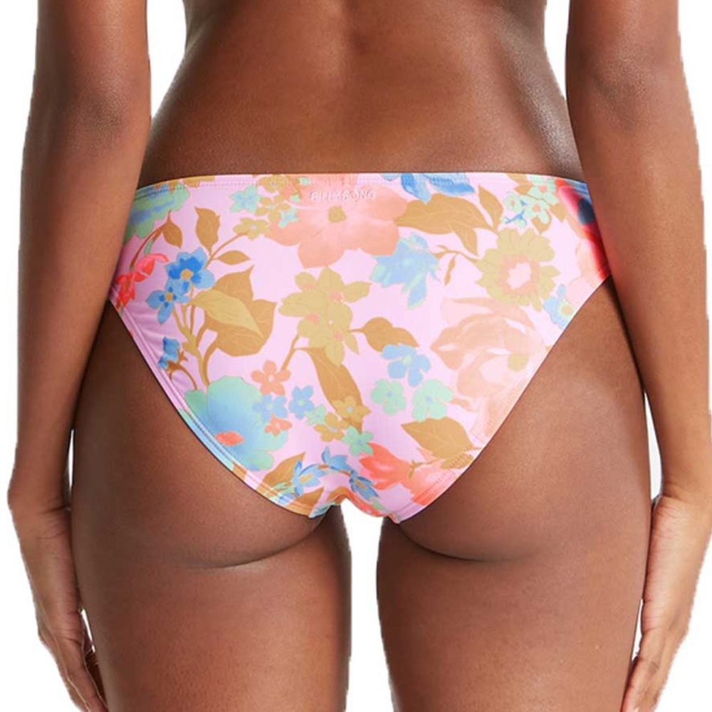 Billabong Pick Me Up Plunge Bikini Top + Matching Lowrider Bikini Bottom NWT - Picture 6 of 9